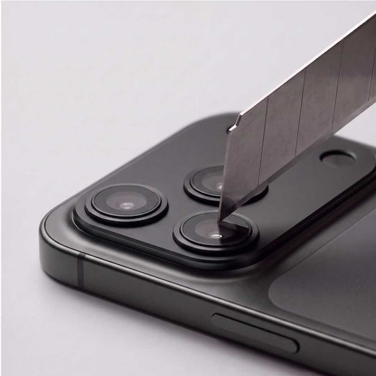 Tech-Protect Camfull Fit+ Προστασία Κάμερας Tempered Glass Μαύρο για το iPhone 18 Pro