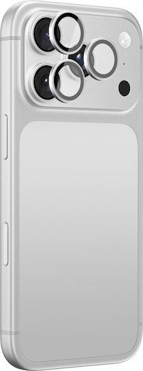 Amazingthing Safir Titan Sticlă securizată pentru camera Silver Iphone 18 Pro/18 Pro Max