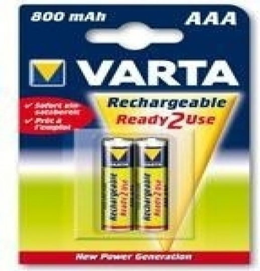 Varta Wiederaufladbare Batterien 800mah AAA Varta (2 Stück)