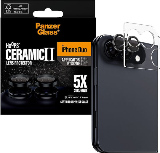 PanzerGlass Hoops Keramischer Kameraobjektivschutz Iphone Duo