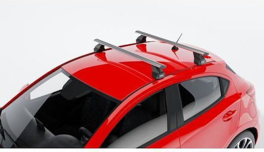 Menabo Komplettes Set Autodachträger Aluminium Omega Plus L 130 cm Silber Ford Mondeo IV 4 Türen 2014>-2 Stück 9980 Mb+14730 Mb Mp.fo.14730/mb-omgps-16