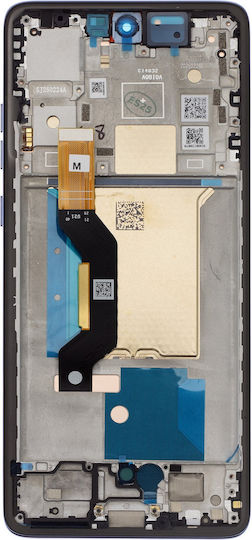 Motorola Οθόνη Service Pack με Μηχανισμό Αφής για Motorola Edge 60 Fusion (Μαύρο)
