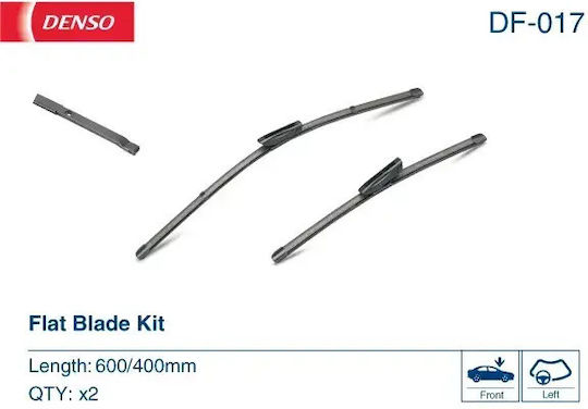 Denso Flat Blade Set Frontal Lamele Ștergătoare Auto 600mm/400mm