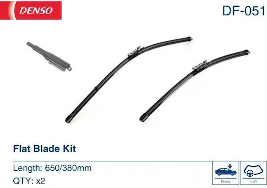 Denso Abarth Grande Punto Fiat Punto Evo Chevrolet Aveo Lamelă Ștergător Frontal Fără Articulații 650/380mm 2 Bucăți