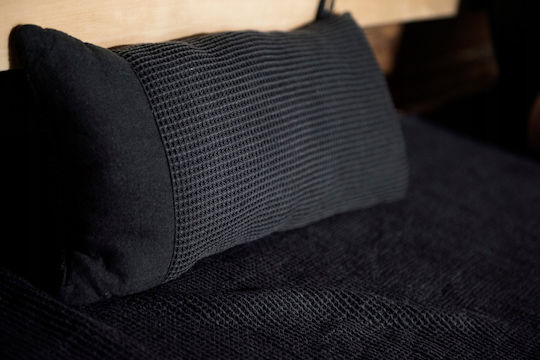 Sourcing Rento Sauna Pillow Kenno 50x22 Black Grey