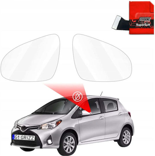 Grizzglass Rainproof Film Mirrors Grizzglass Zerodrop Toyota Yaris 2011-2020