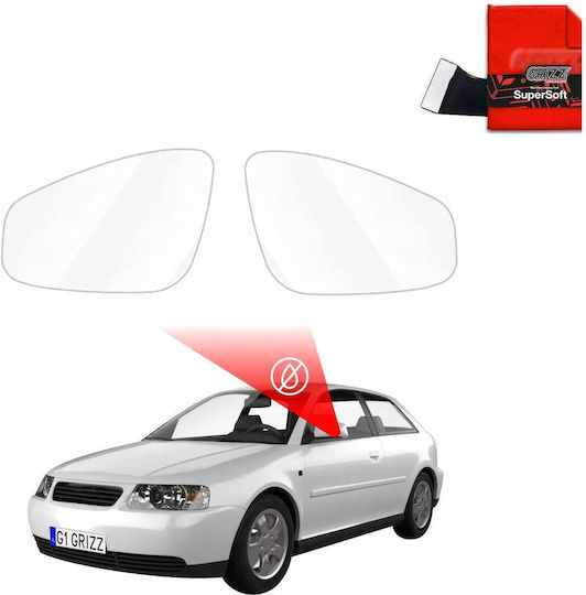 Grizzglass Rain Protection Film Mirrors Grizzglass Zerodrop Audi A3 8l Hatchback 3d 1996-2003