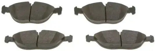 Bosch Σετ Τακάκια Εμπρός 2τμχ για Audi A4 / A8 / TT BMW Z8 Chrysler Crossfire Mercedes-Benz SLK Volkswagen Golf / Passat Bmw / Audi / Vw / Chrysler / Mersedes Benz