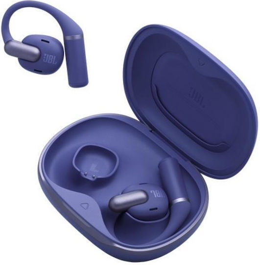 JBL Sense Pro Open Ear Bluetooth Handsfree Ακουστικά με Αντοχή στον Ιδρώτα και Θήκη Φόρτισης Μπλε