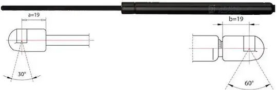 Metzger Trunk Shock Absorber 2110472