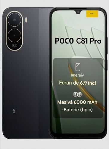 Poco C81 Pro Dual SIM (4/128GB) Μαύρο