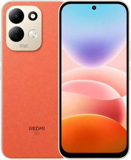 Xiaomi Redmi 17 5G Dual SIM (4/128GB) Lebendiges Orangeschwarz