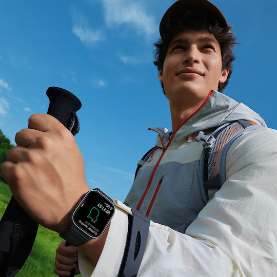 Xiaomi Redmi Watch 6 Lite 47mm Waterproof cu Pedometru (Gri Oțel)