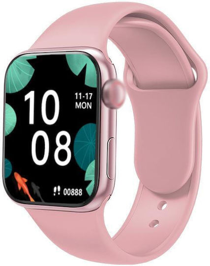 HW22 Pro 44mm Smartwatch (Ροζ)