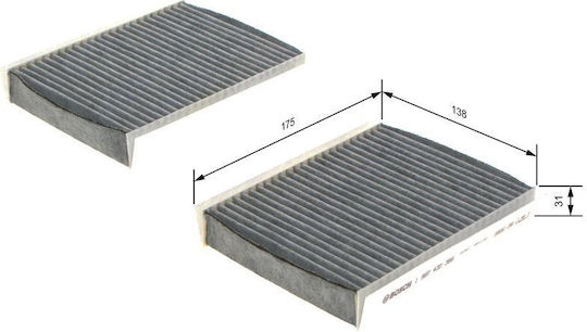 Meat & Doria Filtru de Cabină cu Carbon Activ