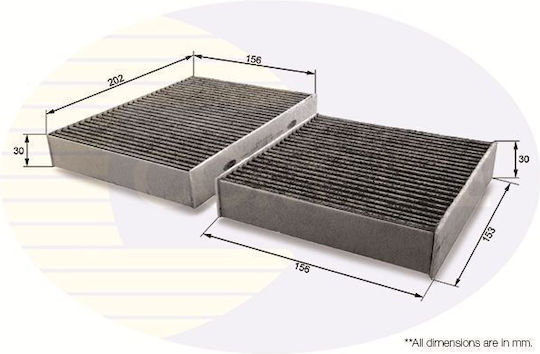Cabin Carbon Filter Peugeot Ekf101a