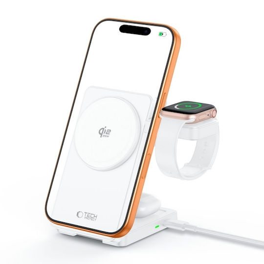 Tech-Protect Magsafe зарядно устройство 25W бял (A56)
