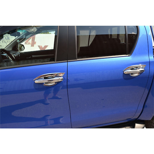 Toyota Διακοσμητικά για Χερούλια Αυτοκινήτου Toyota Hilux 4τμχ