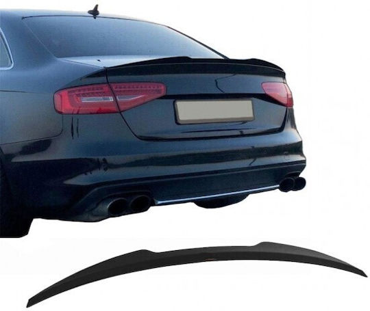 Autoheckspoiler Kofferraum Schwarz Kunststoff Glänzend Audi A4 B8 2009-2015
