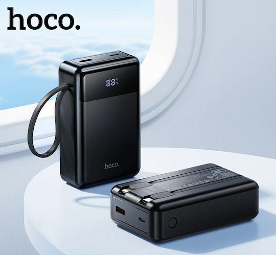 Hoco DYM12 Power Bank 20000mAh 22.5W mit USB-A Ausgangsanschlüsse und USB-C Ausgangsanschlüsse Power Delivery / Schnellladung Schwarz