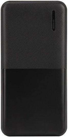 Setty SPB10B Power Bank 10000mAh cu 2 Porturi USB-A Negru