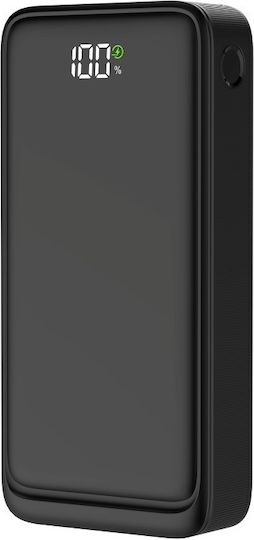 Musthavz MHPWRPD20A004BLK Външна Батерия 20000mAh 20W с 2 USB-A Изходни Порта и USB-C Изходен Порт Power Delivery Черна