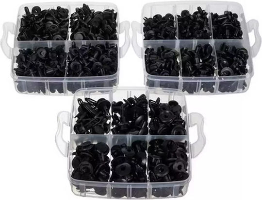 Set Clipsuri din Plastic pentru Mașină și Unelte de Demontare 625 Bucăți Xtrobb