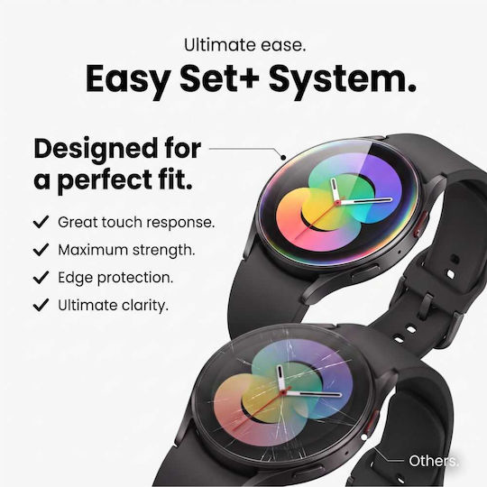Tech-Protect Easy Set+ 2 Stück Gehärtetes Glas Für Galaxy Watch Ultra 2