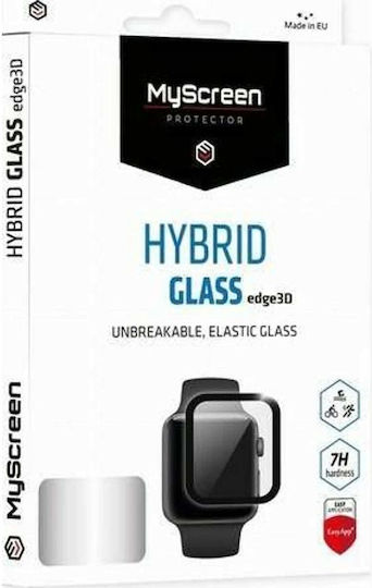 MyScreenPROTECTOR Ms Hybridglas Edge 3D Apple Watch 6 Se 40 mm Schwarzes