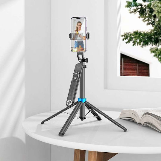 Hoco K22 Handy Selfie Stick Trepied Pentru Telefoane Mobile Bluetooth Negru