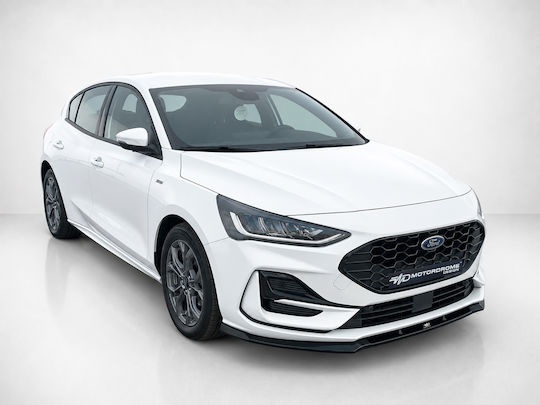 Motordrome Spoiler Auto Vorderseite Kompatibel mit Ford Schwerpunkt 2018