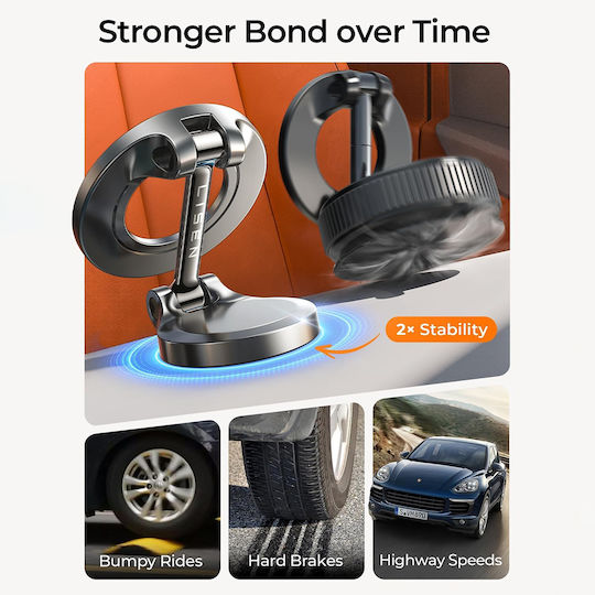 Lisen Suport Auto pentru Telefon cu Magnet MagSafe Negru