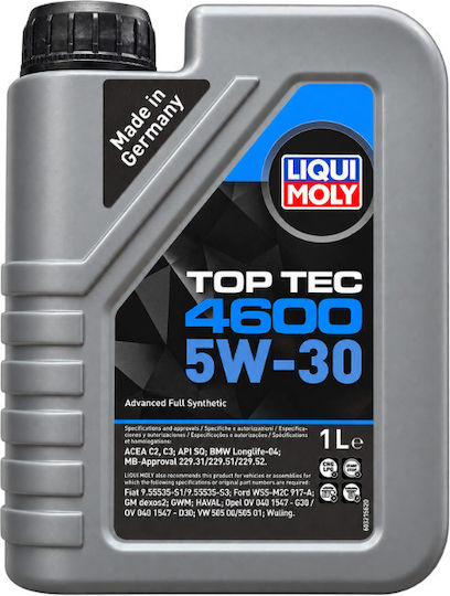 Liqui Moly Top Tec 4600 Ημισυνθετικό Λάδι Αυτοκινήτου 5W-30 1lt