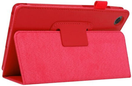 Flip Cover Leather Red (Lenovo Tab M8 TB-8505)