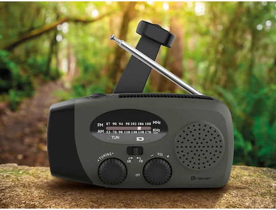 Tracer Explorer Pro Handheld Radio Solar mit USB Grau