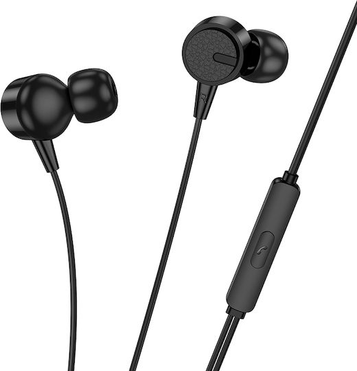 Borofone Bm94 În ureche Handsfree cu două căști cu mufă 3.5mm Negru