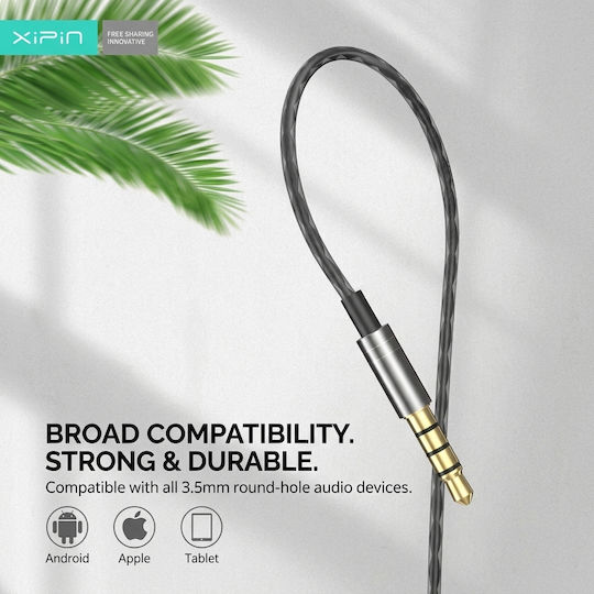 Hx-12 In-Ear Freisprecheinrichtung Kopfhörer mit Stecker 3.5mm Gray