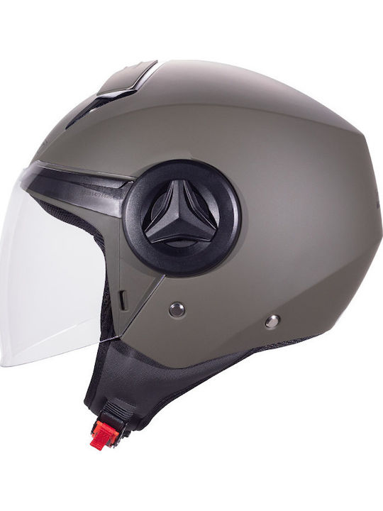Pilot Arrow Khaki Matt Κράνος Μηχανής Jet ECE 22.06 1200gr