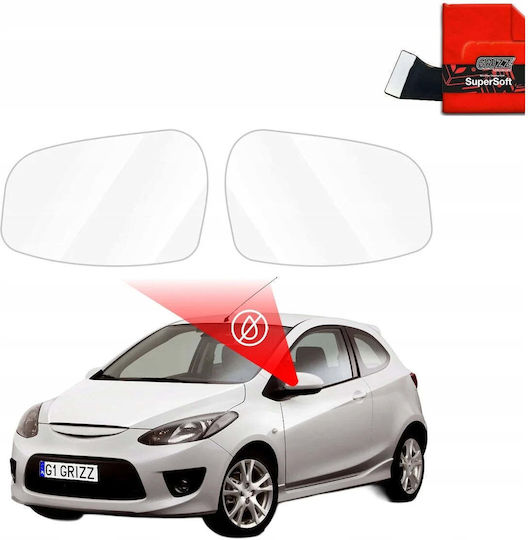 Grizzglass Rainproof Film Mirrors Grizzglass Zerodrop Mazda 2 2007-2014