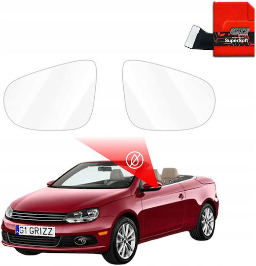 Grizzglass Rain Protection Film Mirrors Grizzglass Zerodrop Volkswagen Eos 2006-2015