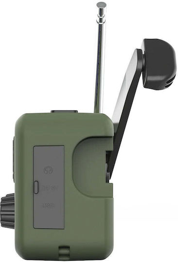 Kruger & Matz Solara Handheld Radio Solar mit USB Grün