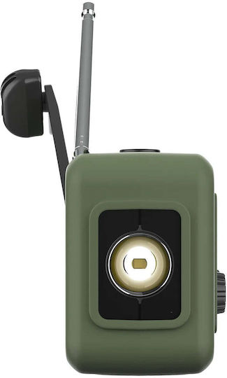 Kruger & Matz Solara Handheld Radio Solar mit USB Grün