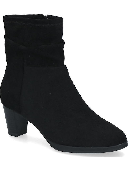 Suede Stiefeletten Damen Schwarz