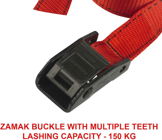 Masterlock Curea de Fixare Lashing Straps 3010 25mm-2 50m Set 2 Bucăți Mix de Culori Mrl-3110eurdatcol