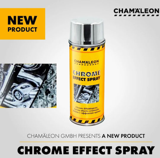 Chamaleon Acryl Chamaleon Chrome Effect Spray auto Vopsea pentru Caroserie Auto Argintiu 400ml