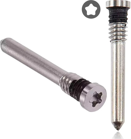 Iphone 16 16 Plus 16 Pro 16 Pro Max Bottom Screws Silver 100-pack