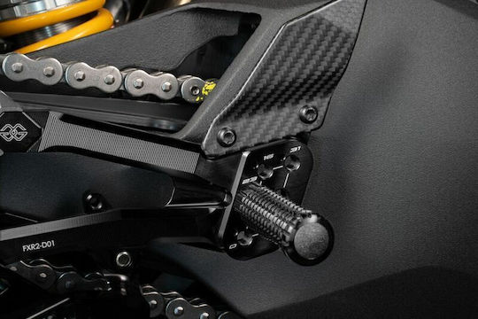 Rear Set Factor-x2 Bk Panigale V4 Gilles Fxr2-d01-b