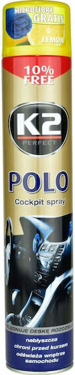 K2 Reinigungs- und Polierspray für das Armaturenbrett mit Aroma Zitrone 750ml