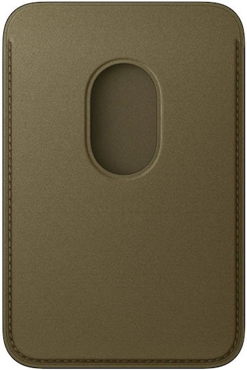 Apple MagSafe Husă pentru carduri FineWoven Wallet with MagSafe Olive Închis