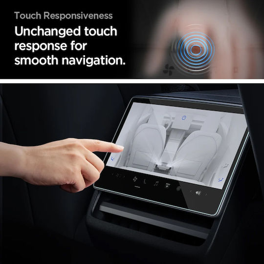 Spigen Glas.tr Slim Антиблясък Протектор за Екран за Задната Част на Tesla Model 3 2024